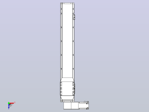 机器人皮带驱动直线轴TPA-GCB-150-P80-L750-DL-M75-N3俯视缩略图