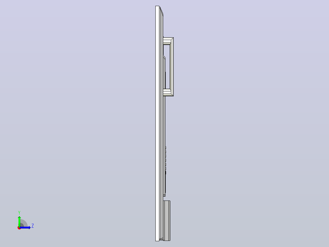 lg uhf h  ips超高清标牌显示器左视图