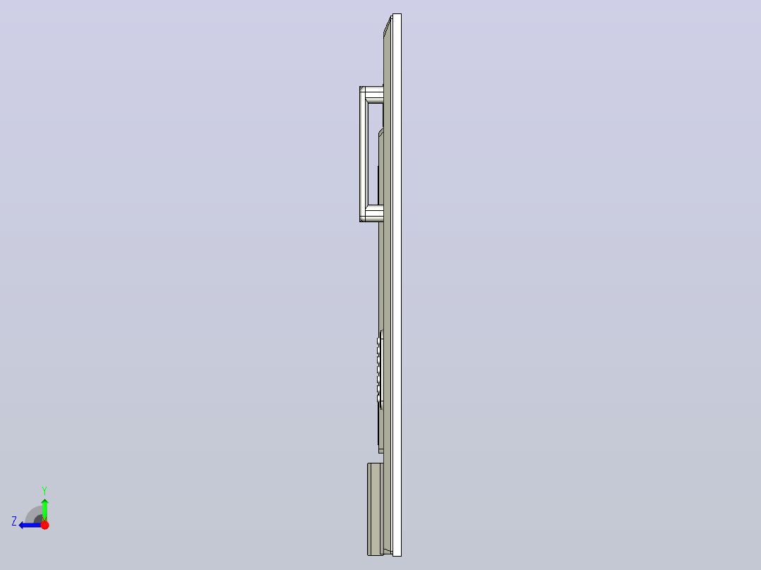 lg uhf h  ips超高清标牌显示器右视图