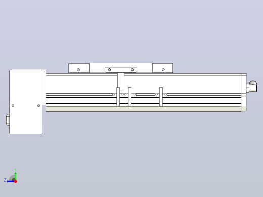 MCB17无尘皮带滑台[MCB17-L40-100-RD-P40-C3]右视缩略图