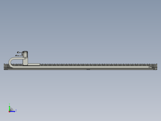 TM14F-L3-1200-BC-T400W-A2-MB-3M齿轮齿条型左视缩略图
