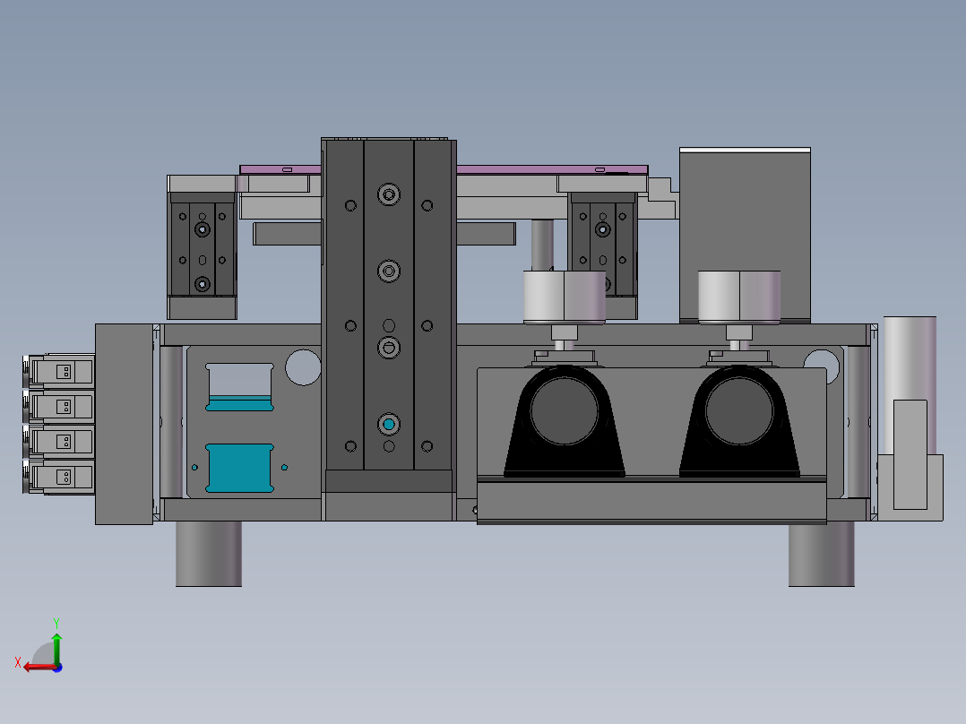 DS-M09组装检测治具（sw18可编辑+工程图）后视图