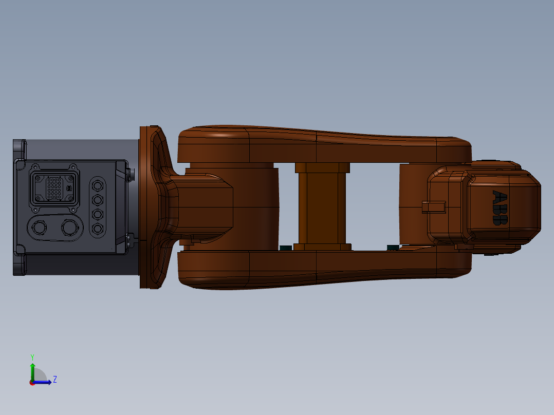 ABB IRB 120 左视图