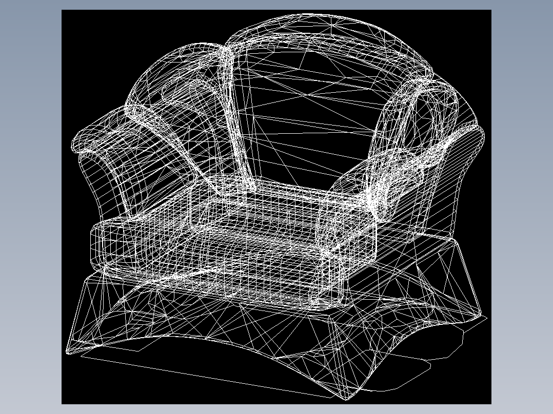 室内家具和灯具等的模型十二-K-S40-1