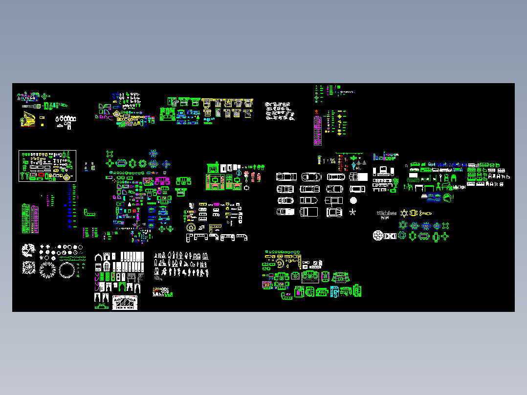 装修CAD图块大全