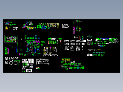 装修CAD图块大全