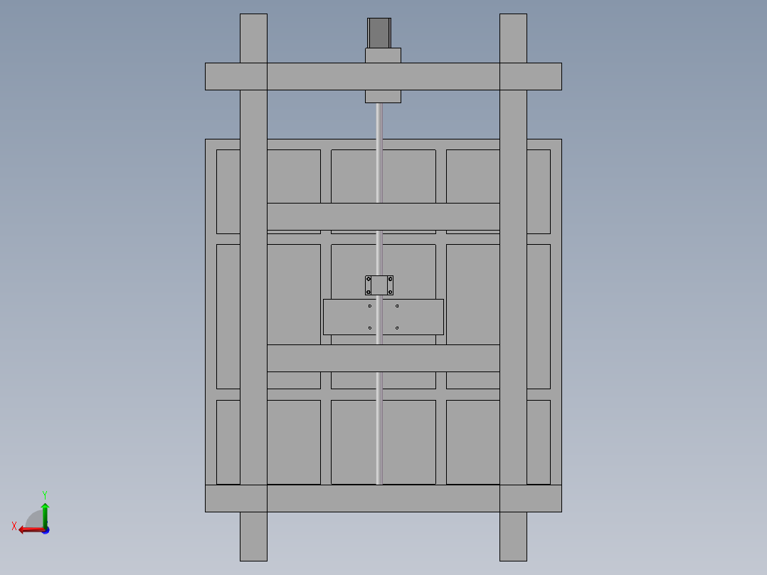 迷你字雕刻机后视图