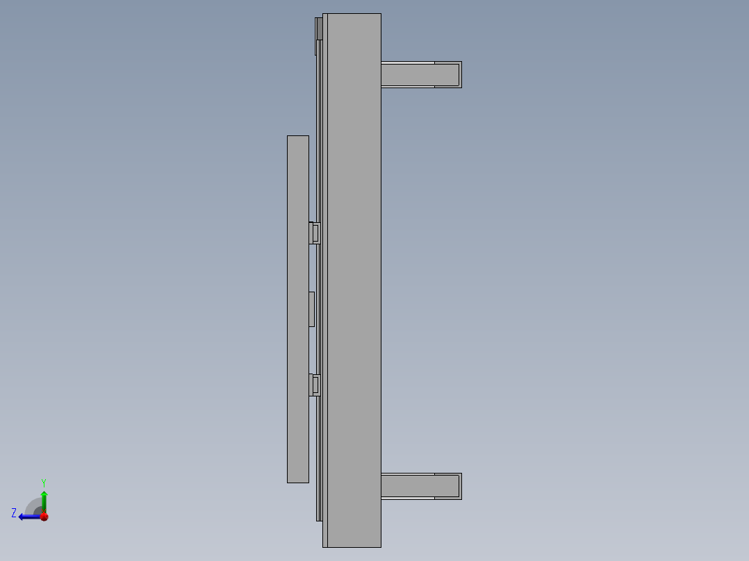 迷你字雕刻机右视图