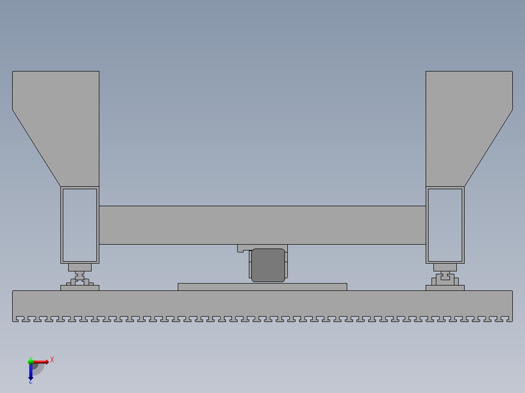 迷你字雕刻机俯视图