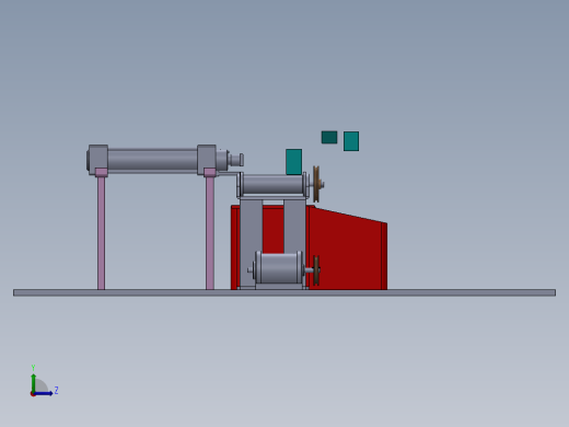 Product Sorting Conveyor产品分拣输送机3D数模图纸 Solidworks设计左视缩略图