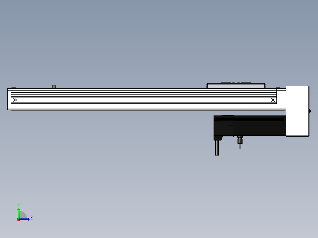Toyo东佑达直线模组-ETH6-350-BM+煞車-M5左视图