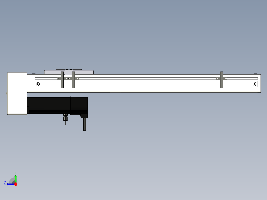 Toyo东佑达直线模组-ETH6-350-BM+煞車-M5右视图