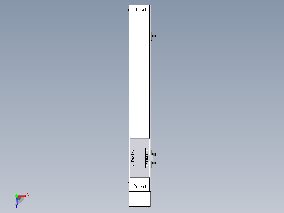 Toyo东佑达直线模组-ETH6-350-BM+煞車-M5俯视图