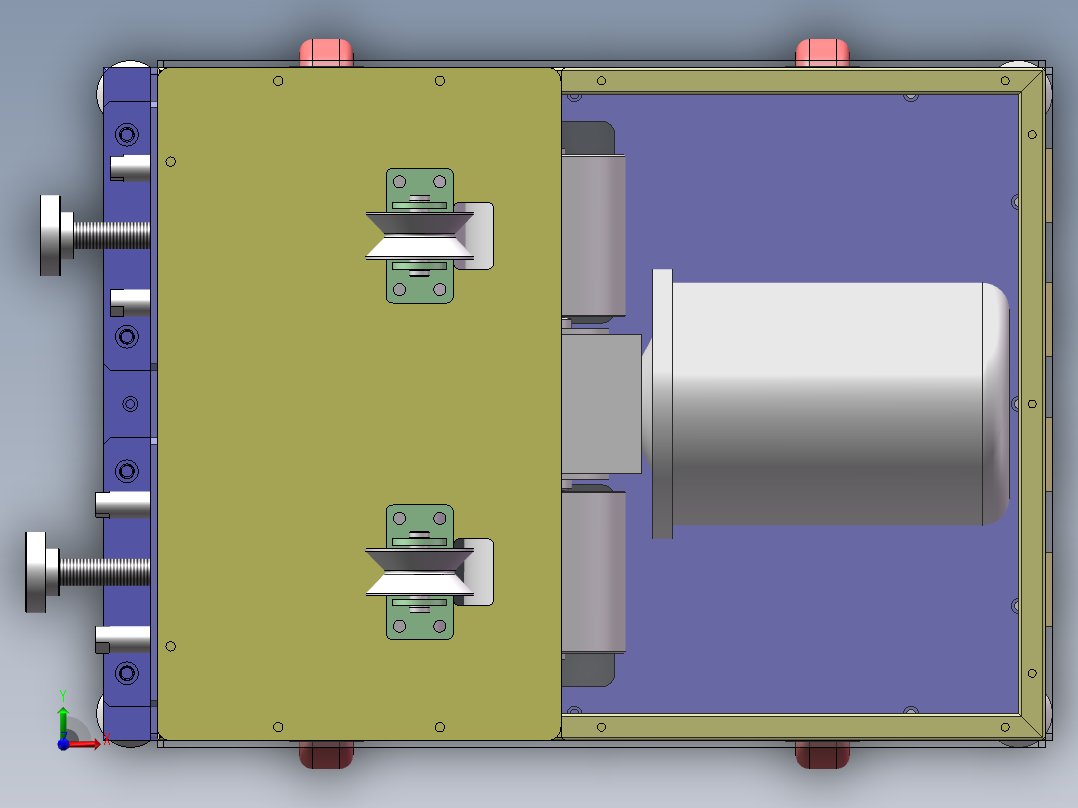 2022.06月-原料回收机sw18可编辑前视图