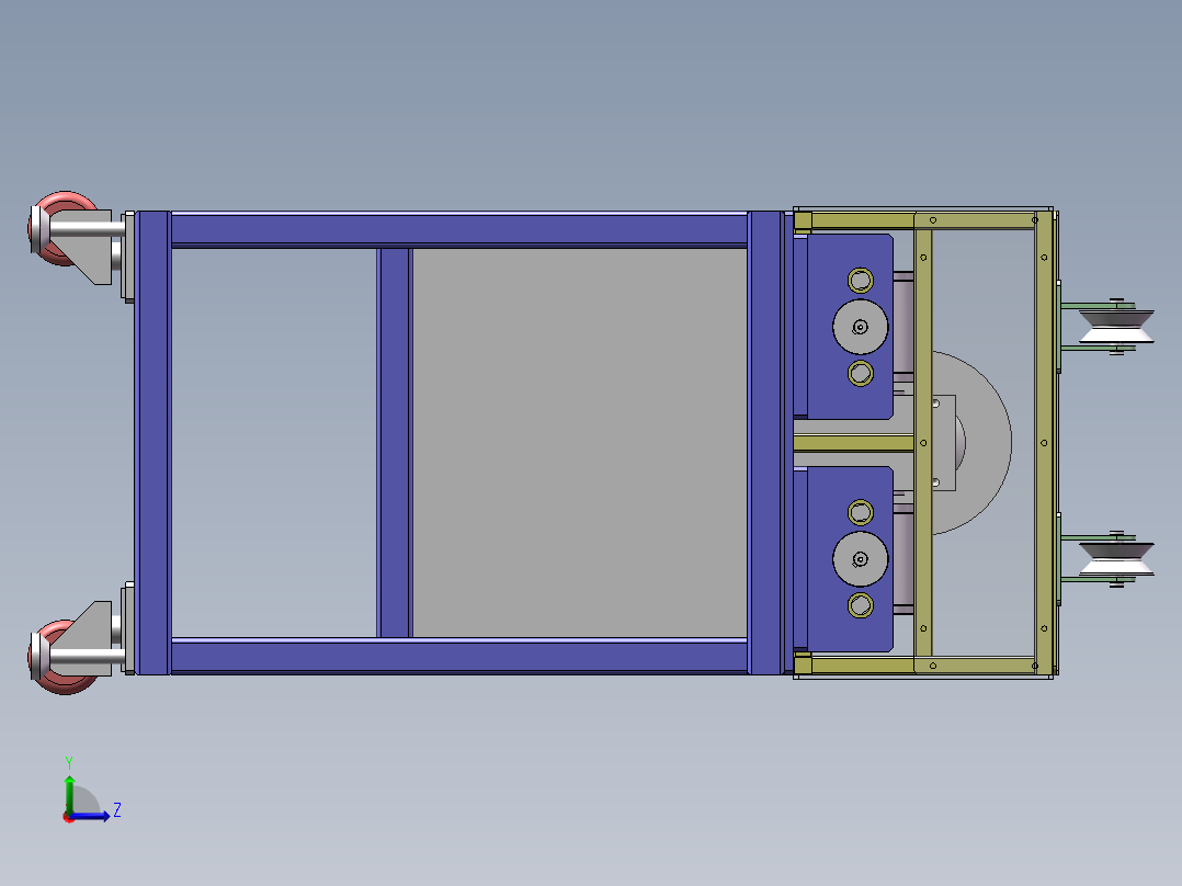 2022.06月-原料回收机sw18可编辑左视图