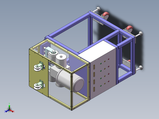 2022.06月-原料回收机sw18可编辑正等轴测缩略图