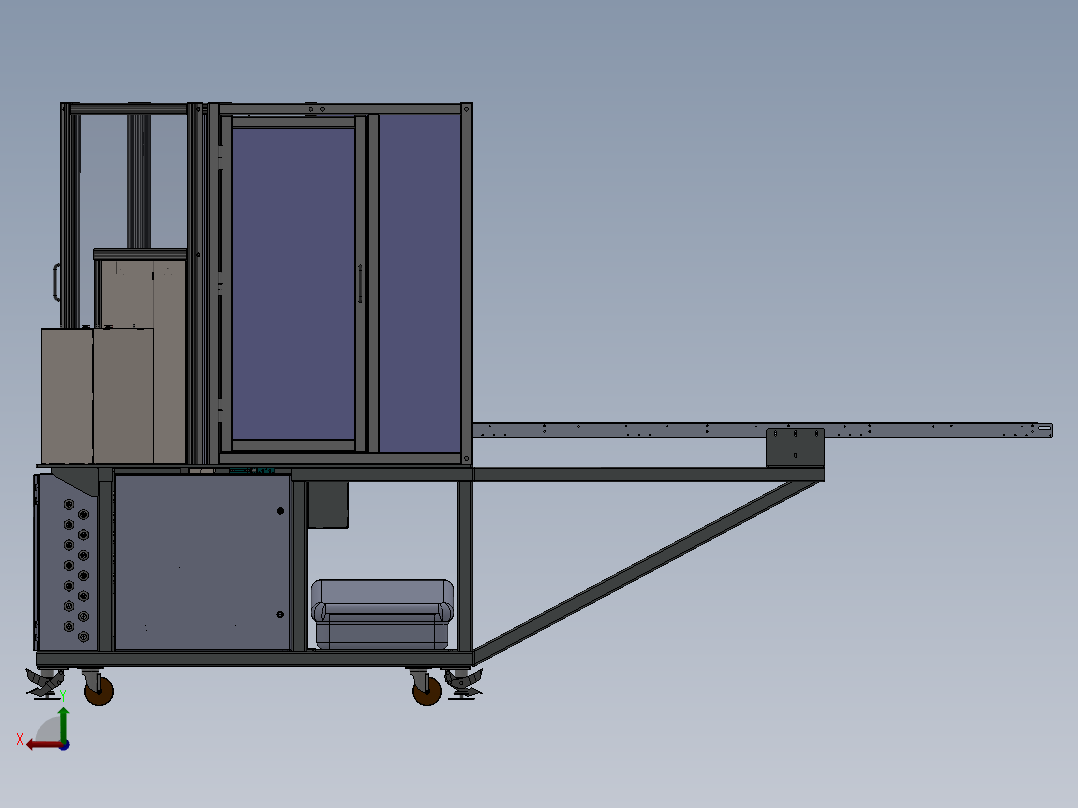 111干小吃食品包装机(1)后视图