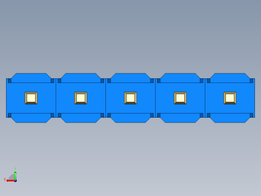 彩色公头100mil（2.54mm）系列-DS1021_blue_1x05p_100mil_Type5_rev1.0后视缩略图