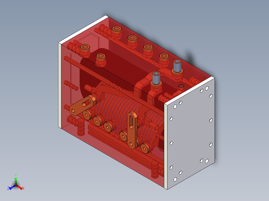 回转支承滚道及齿感应淬火专用薄型变压器