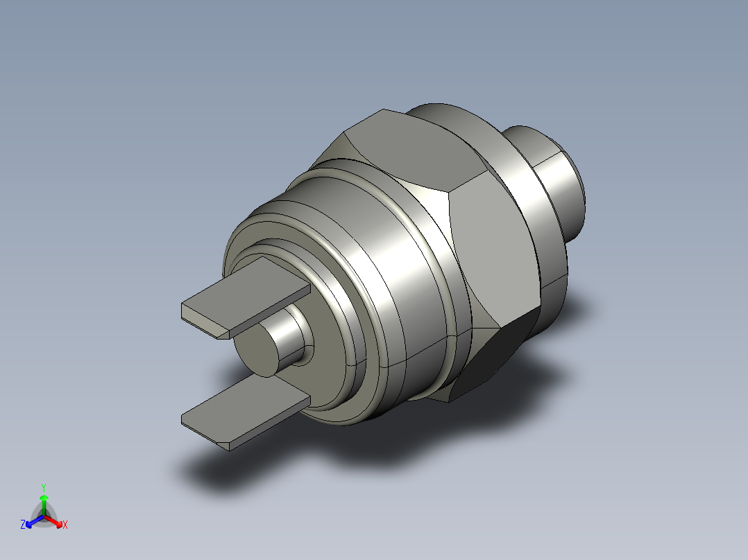 手动接触正等轴测图