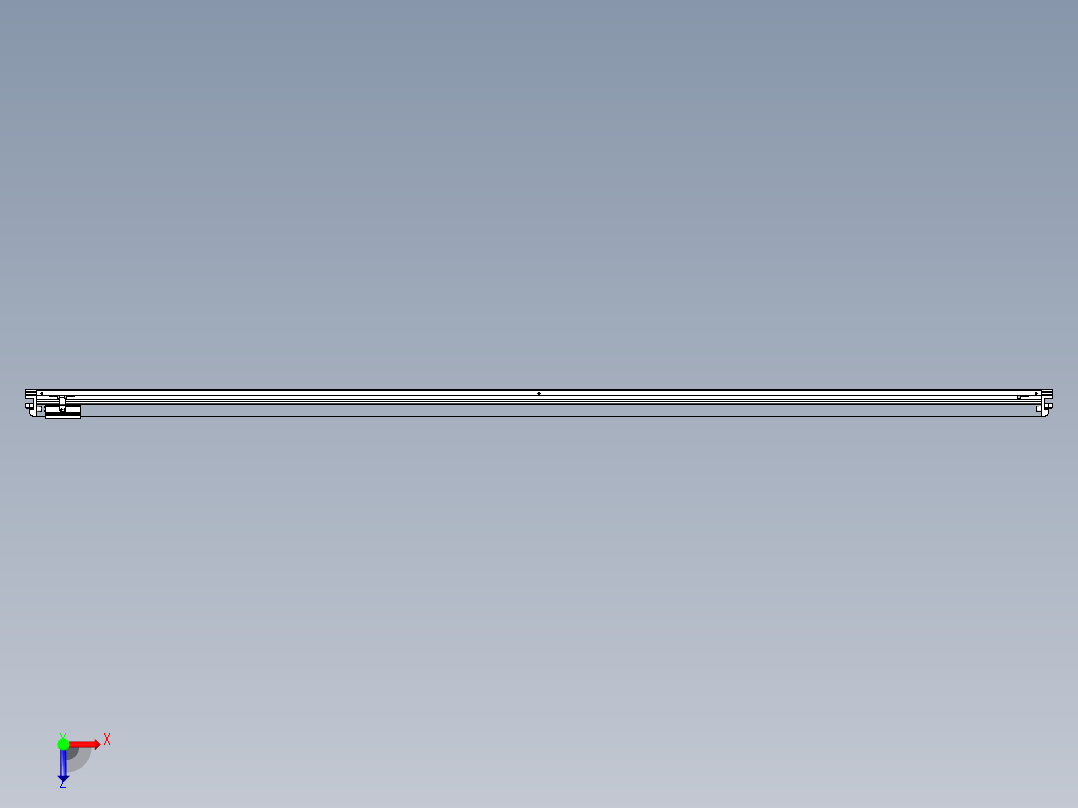 威洛博VL系列3d模型模组VL17E1Y-S2950俯视图