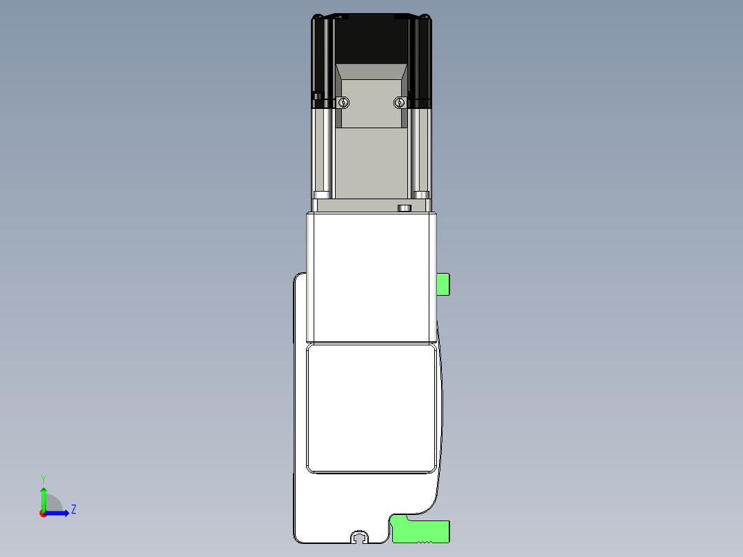 同步带滑台-半封闭B13-L90-S950-R-P40-D3左视图
