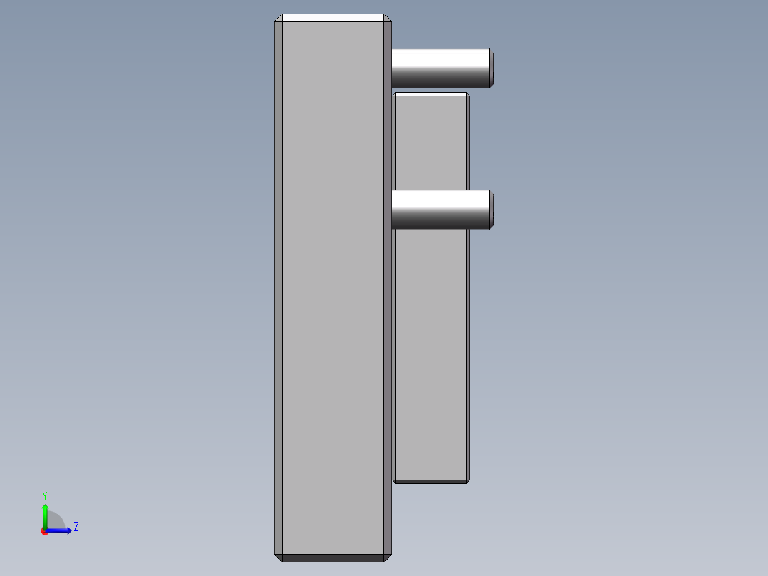镭雕治具左视图