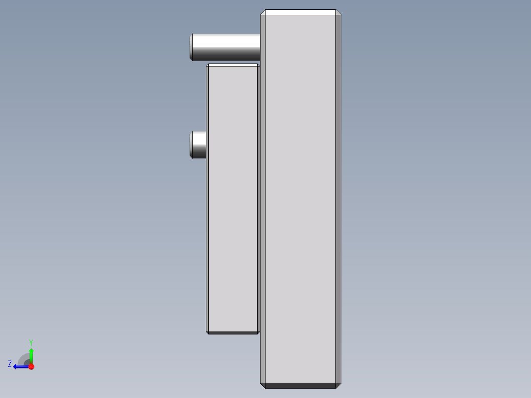 镭雕治具右视图