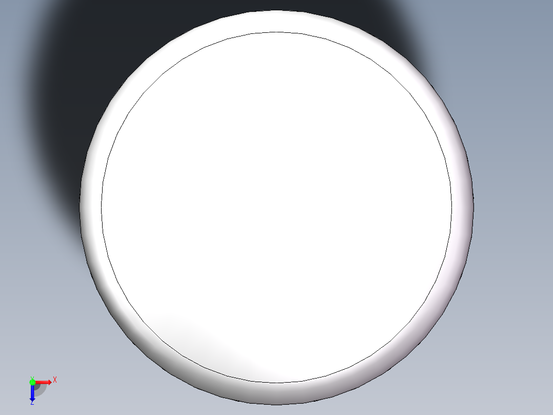 THB碟形封头DN1400俯视图