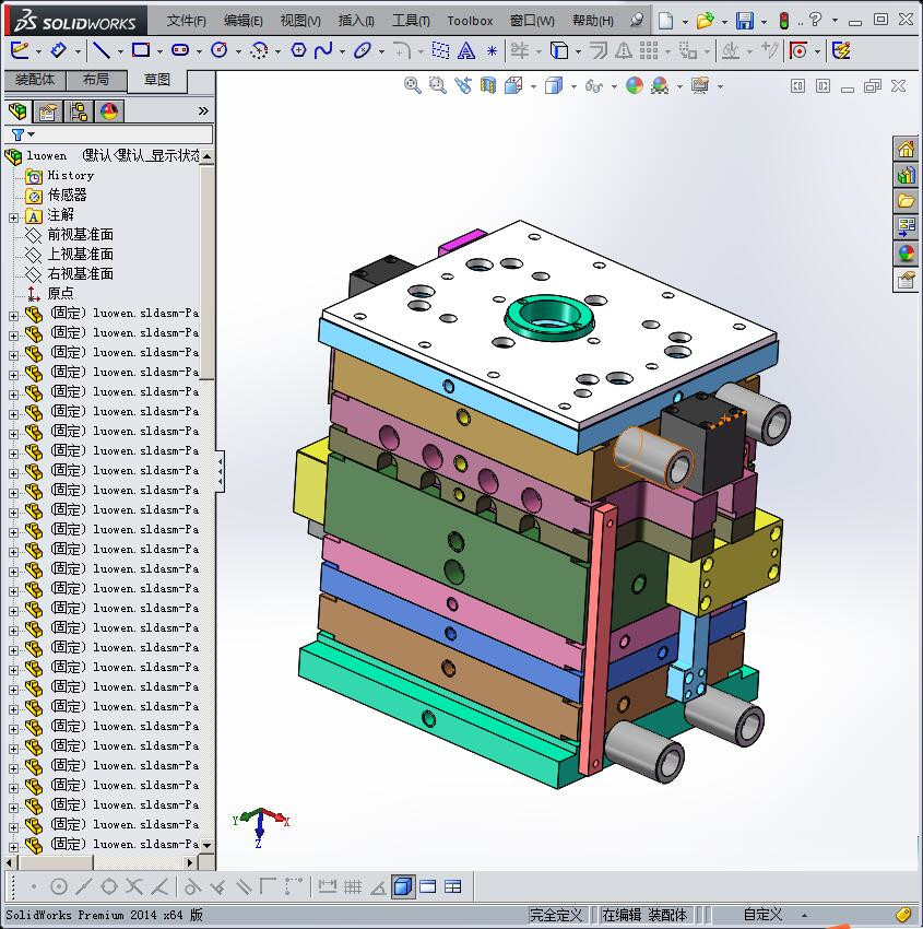 全3D螺纹模具