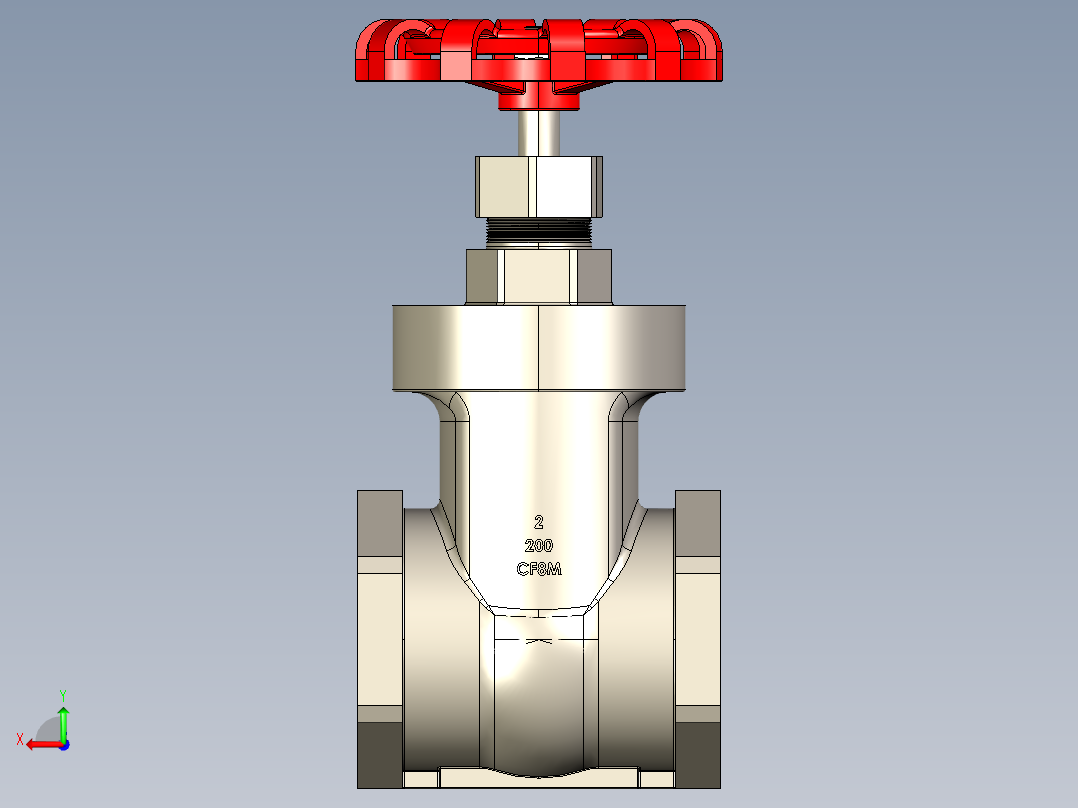 阀门模型-___DN50后视图