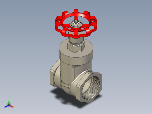 阀门模型-___DN50正等轴测缩略图