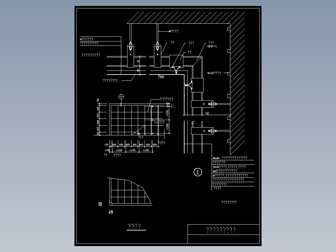 铝合金、铝穿孔及矿棉三款隔音吸声板吊顶安装节点大样图纸