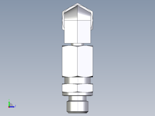 卡套式工业通用硬管接头EO_Assembled_adjustable_standpipe_elbow_EVW06LM71左视缩略图