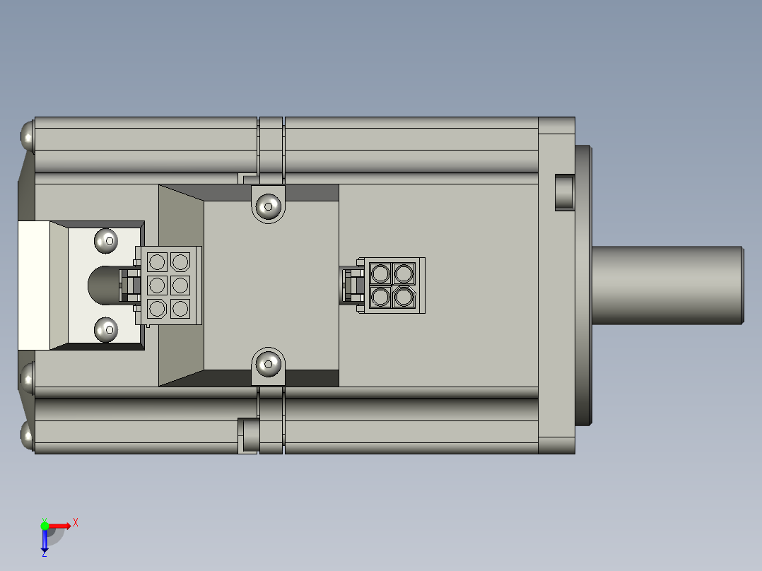 400W MSMD伺服马达俯视图
