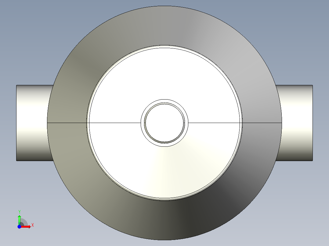 1DKMDCCP NC 气动隔膜阀，常闭，与男性的两端，用公制系列前视图