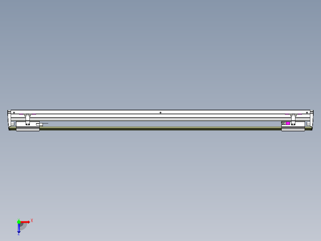 威洛博VL系列3d模型模组2VL22H1Y-S1100俯视图
