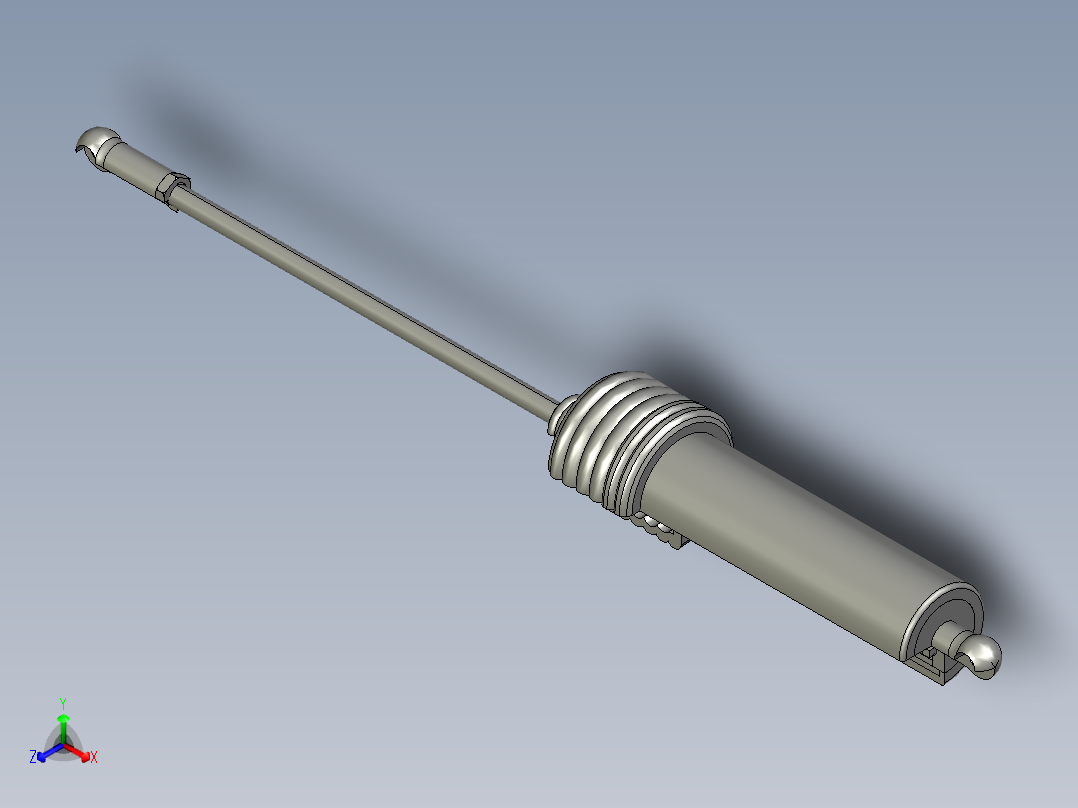 汽车半主动悬架磁流变减震器的设计及仿真【带proe三维图】【12张cad图纸pdf毕业论文】=====赏15正等轴测图