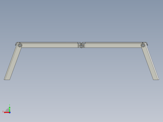 折叠式野营烤架后视缩略图