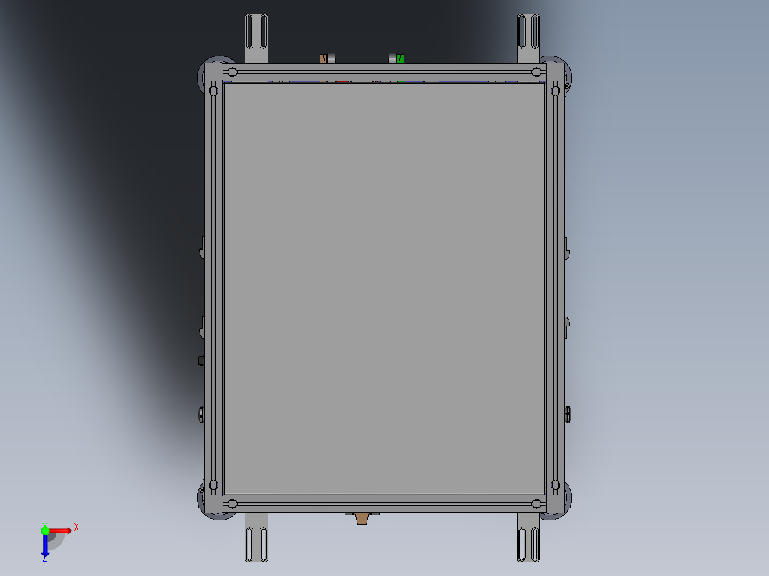 手机电池焊接设备俯视图