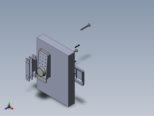 门锁正等轴测缩略图