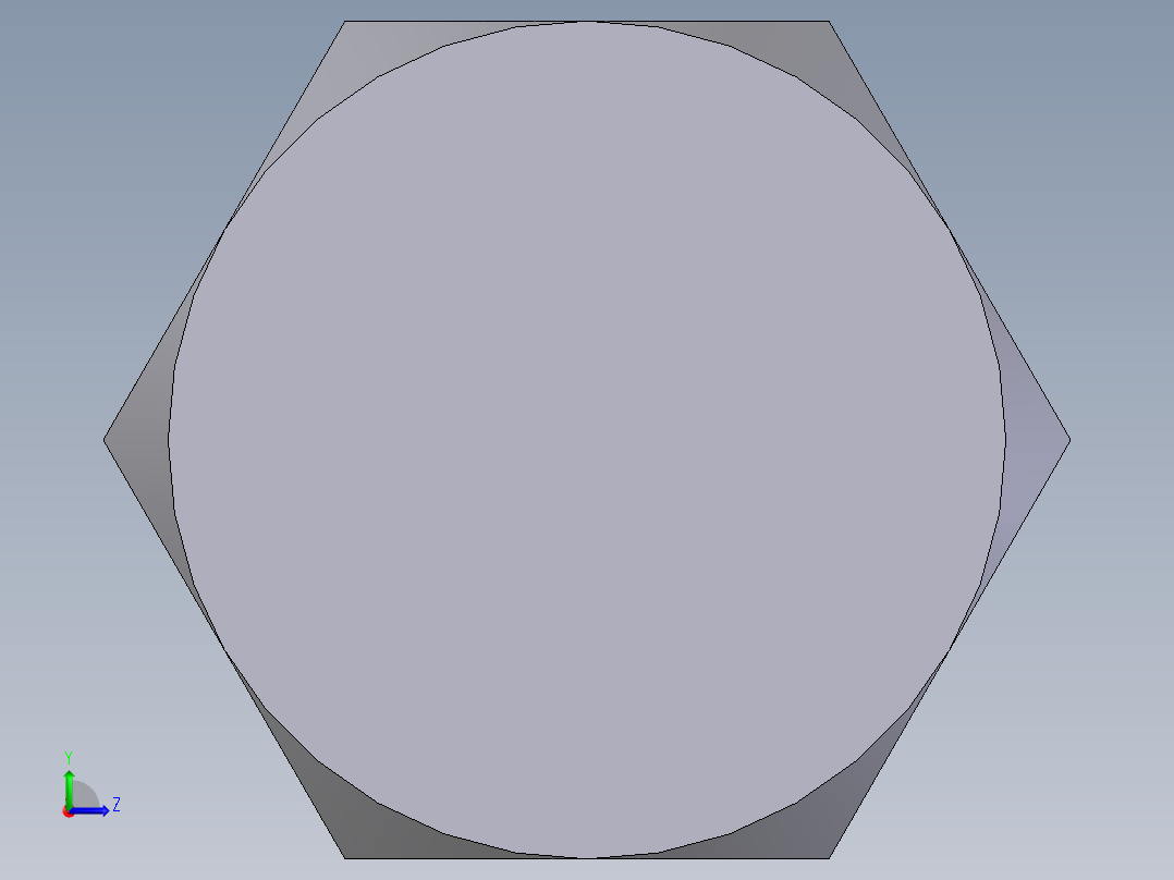 螺纹联接标准件库左视图