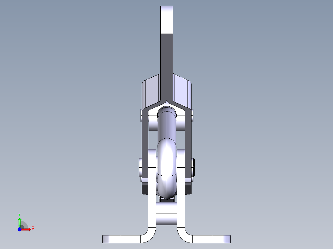 德克斯TUNKERS气缸数模T3-81前视图