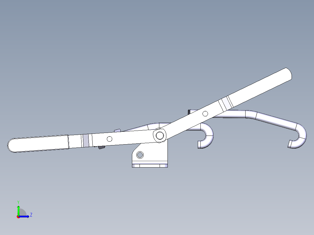 德克斯TUNKERS气缸数模T3-81左视图