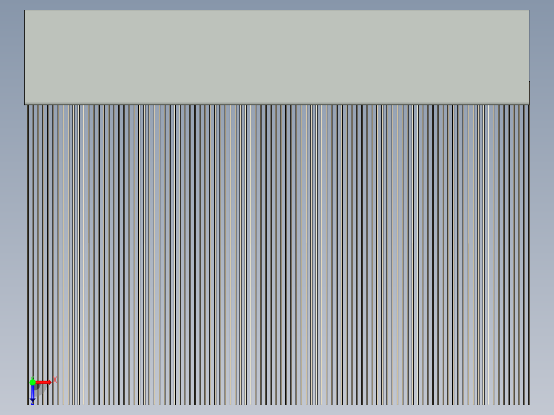 1721水带洗涤机PROE设计俯视图