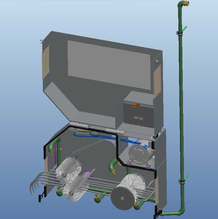1721水带洗涤机PROE设计