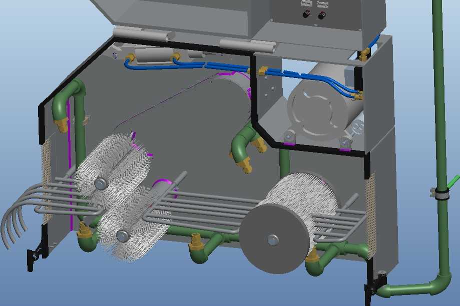 1721水带洗涤机PROE设计