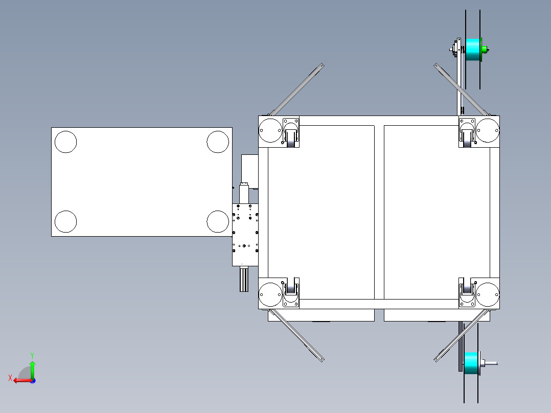 SATA7+6PIN自动检测包装机sw18可编辑后视图