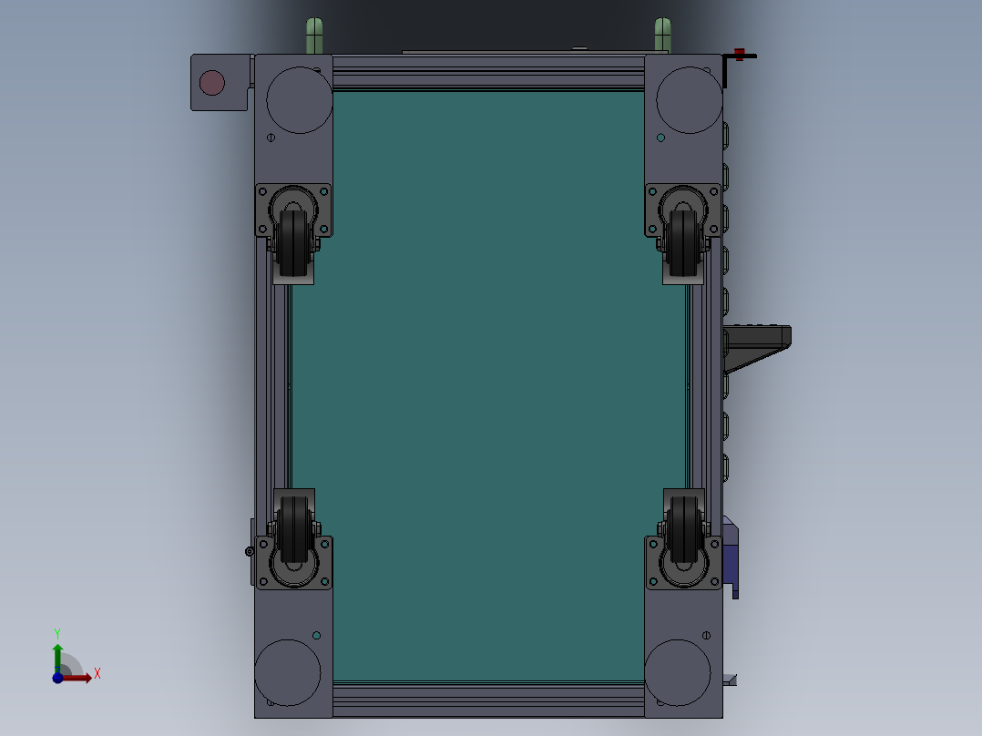 汽车功放盒手动检测设备sw20可编辑前视图