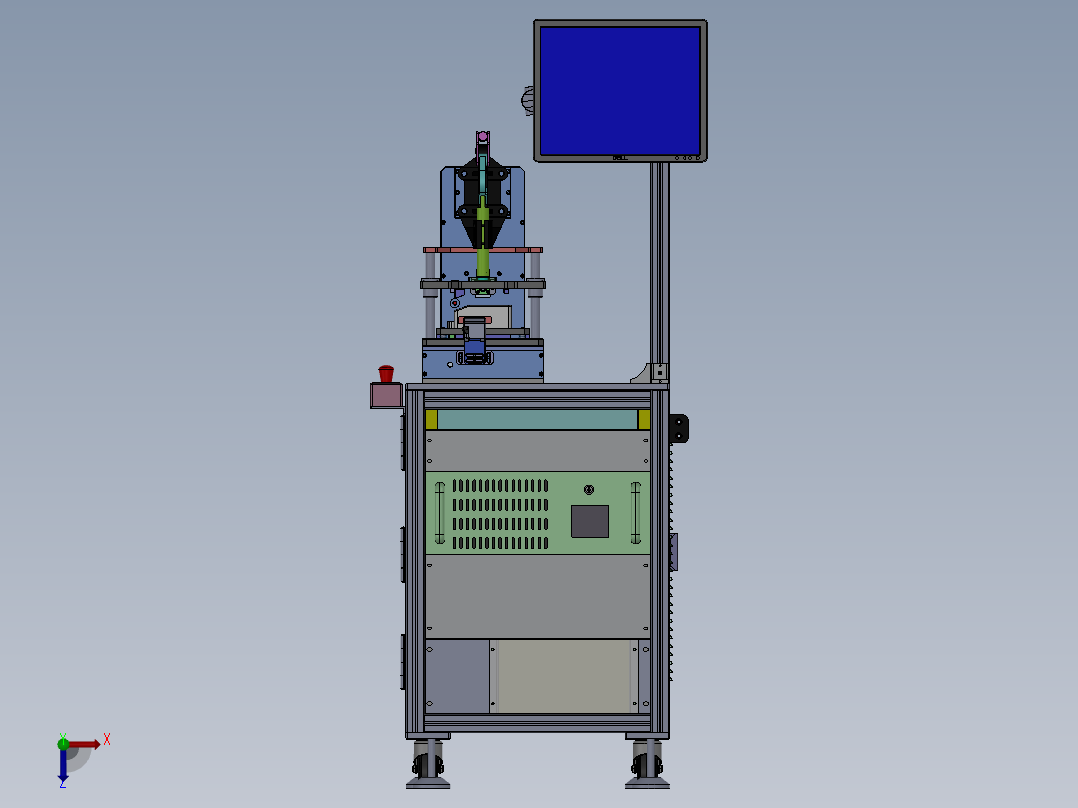 汽车功放盒手动检测设备sw20可编辑俯视图